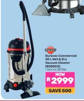 Duravac Commercial 30 L Wet & Dry Vacuum Cleaner (80GDCO)