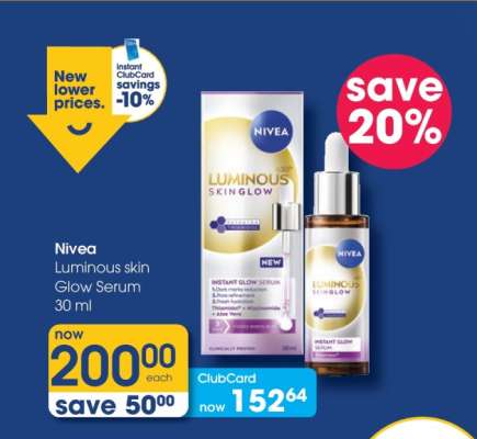 Nivea Luminous skin Glow Serum 30 ml