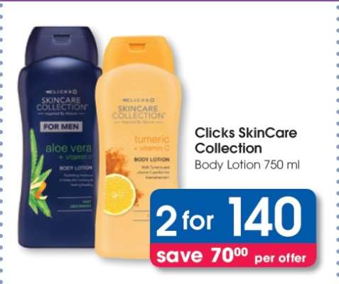 Clicks SkinCare Collection