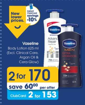 Vaseline Body Lotion 625 ml