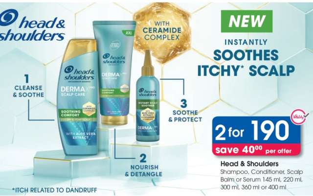 Head & Shoulders Shampoo, Conditioner, Scalp Balm or Serum