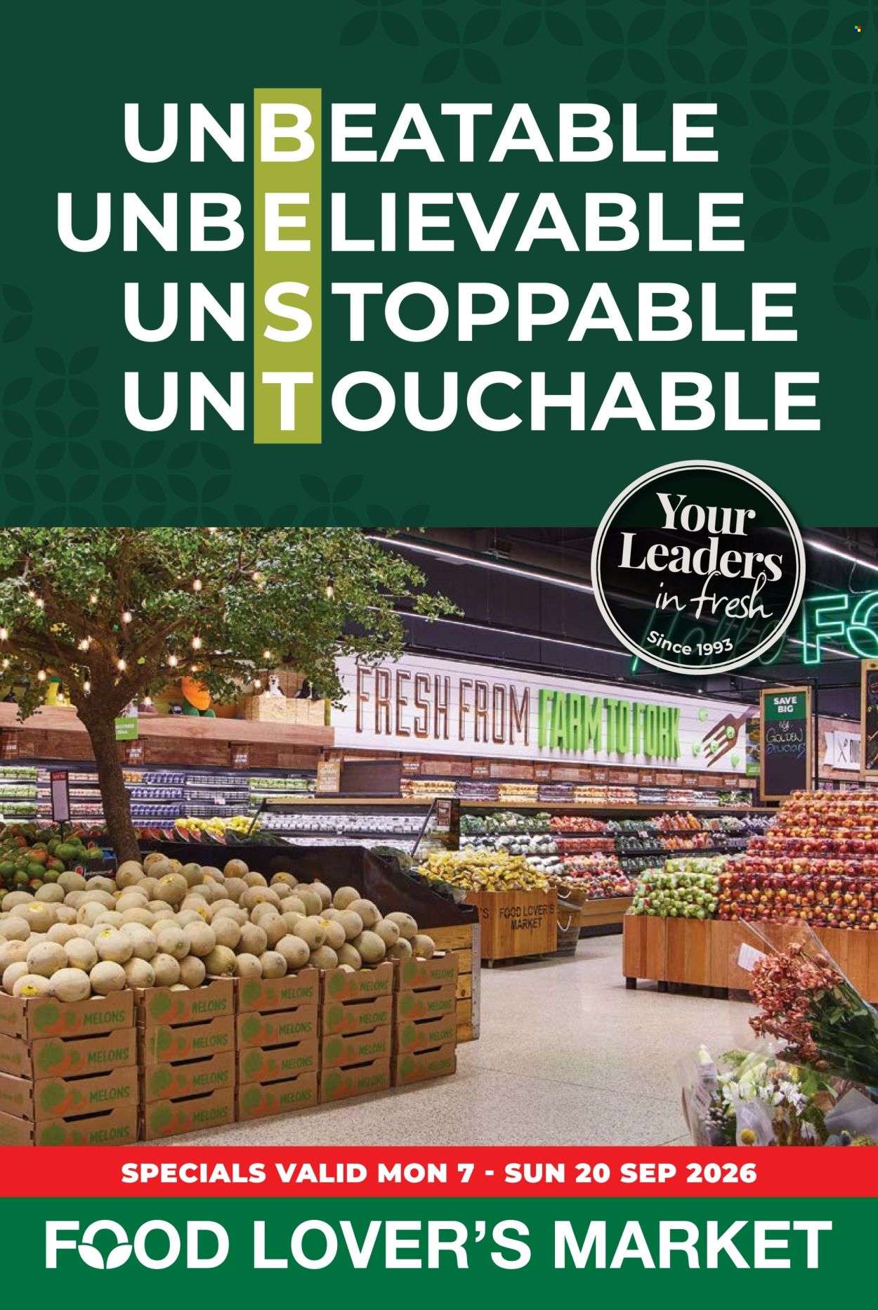 Food Lover's Market specials - 07/09/2026 - 20/09/2026. Page 1