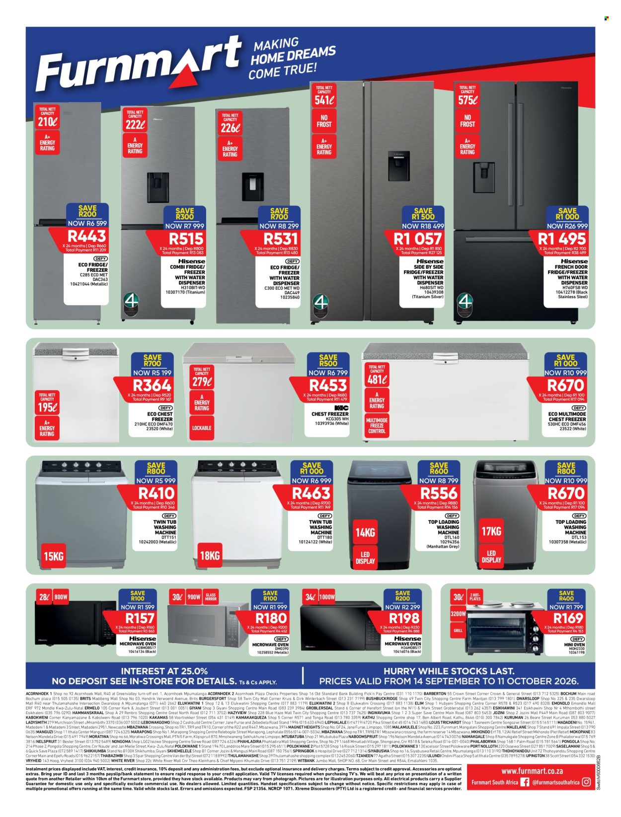 Furnmart specials - 14/09/2026 - 11/10/2026. Page 8