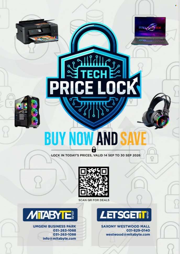 Mitabyte catalogue  - 14/09/2026 - 30/09/2026.