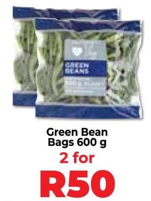 Green Bean Bags 600 g