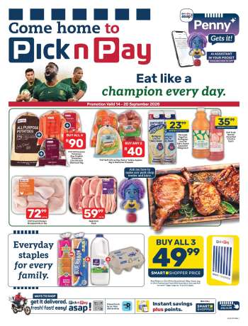 Pick n Pay catalogue  - 14/09/2026 - 20/09/2026.