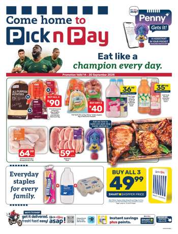 Pick n Pay catalogue  - 14/09/2026 - 20/09/2026.