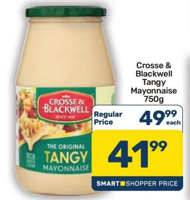 Crosse & Blackwell Tangy Mayonnaise-750g