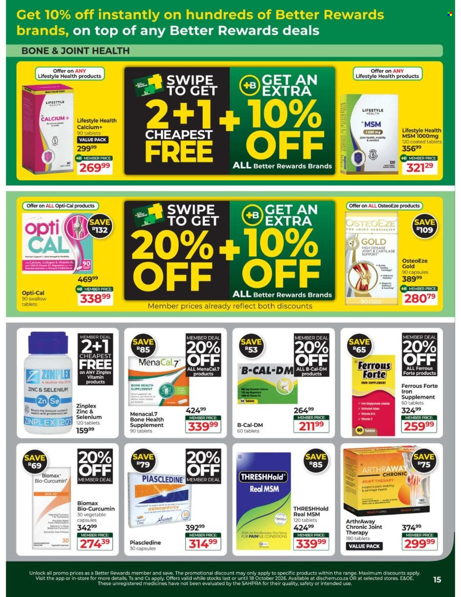 Dis-Chem specials - 15/09/2026 - 18/10/2026. Page 15