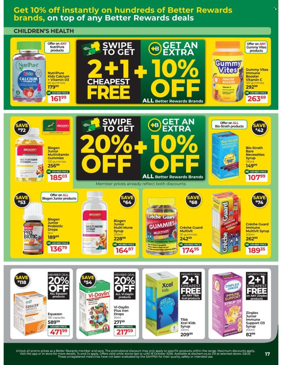 Dis-Chem specials - 15/09/2026 - 18/10/2026. Page 17
