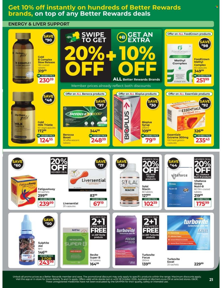 Dis-Chem specials - 15/09/2026 - 18/10/2026. Page 21