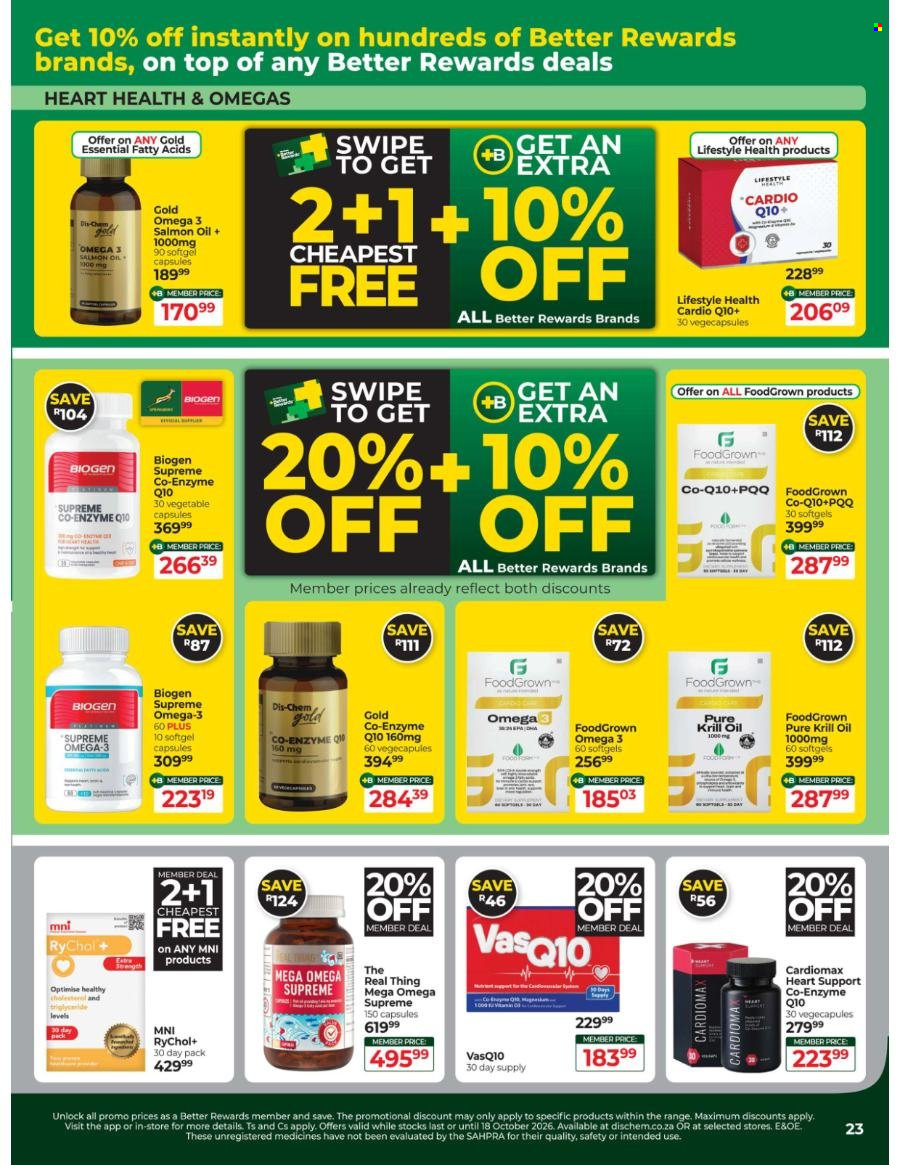 Dis-Chem specials - 15/09/2026 - 18/10/2026. Page 23