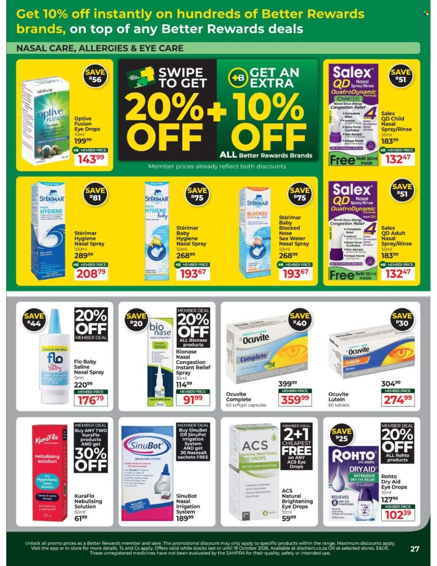 Dis-Chem specials - 15/09/2026 - 18/10/2026. Page 27