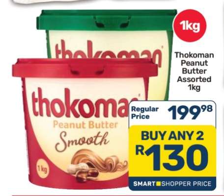 Thokoman Peanut Butter Assorted 1kg