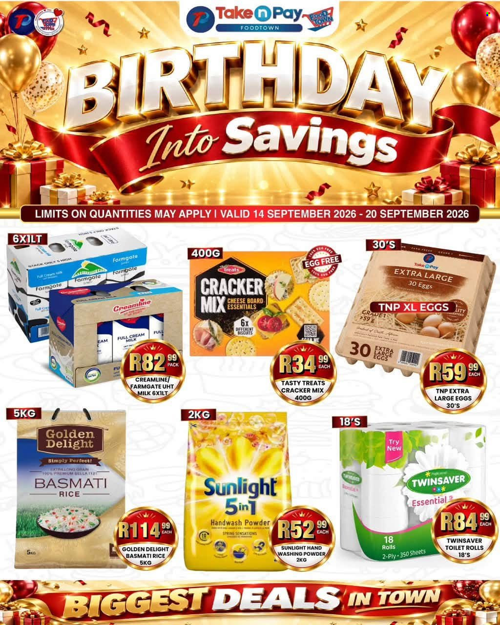 Take n Pay specials - 14/09/2026 - 20/09/2026. Page 1