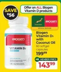 Biogen Vitamin D3 with Coconut Oil