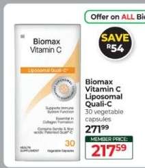 Biomax Vitamin C Liposomal Quali-C
