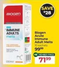 Biogen Acute Immune Adult Melts