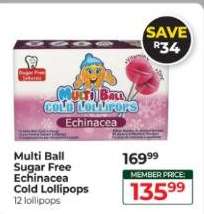 Multi Ball Sugar Free Echinacea Cold Lollipops