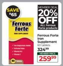 Ferrous Forte Iron Supplement