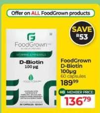 FoodGrown D-Biotin 100µg