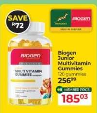 Biogen Junior Multivitamin Gummies