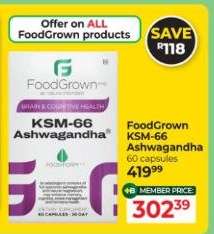 FoodGrown KSM-66 Ashwagandha