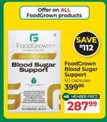 FoodGrown Blood Sugar Support