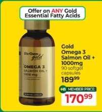 Gold Omega 3 Salmon Oil + 1000mg
