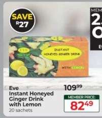 Eve Instant Honeyed Ginger Drink with Lemon