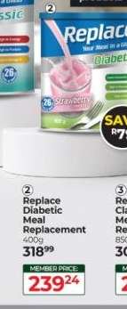 Replace Diabetic Meal Replacement