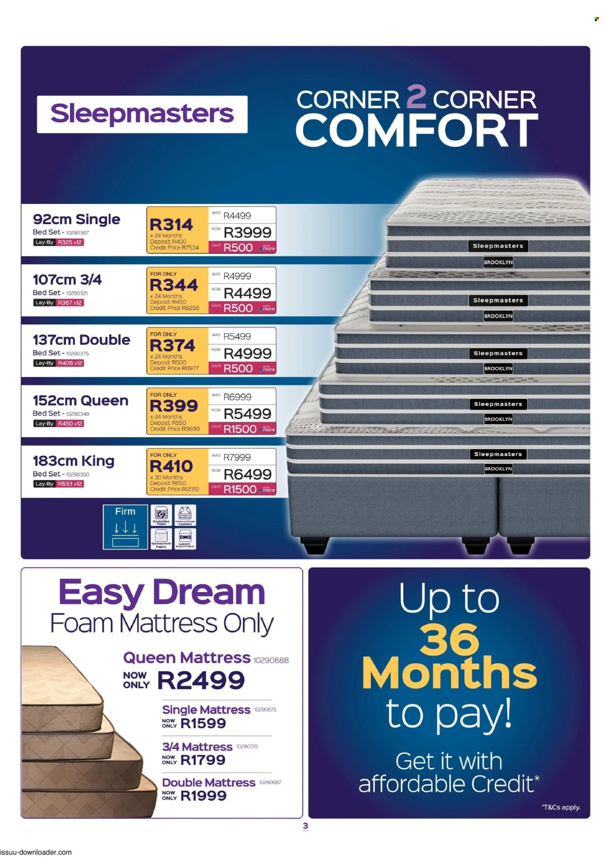 Sleepmasters specials - 17/09/2026 - 14/10/2026. Page 3