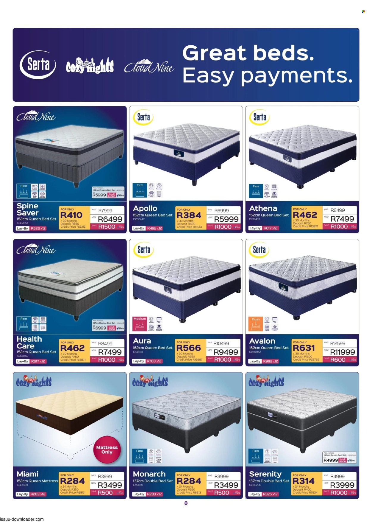Sleepmasters specials - 17/09/2026 - 14/10/2026. Page 8