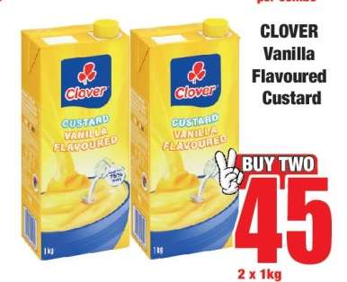 CLOVER Vanilla Flavoured Custard