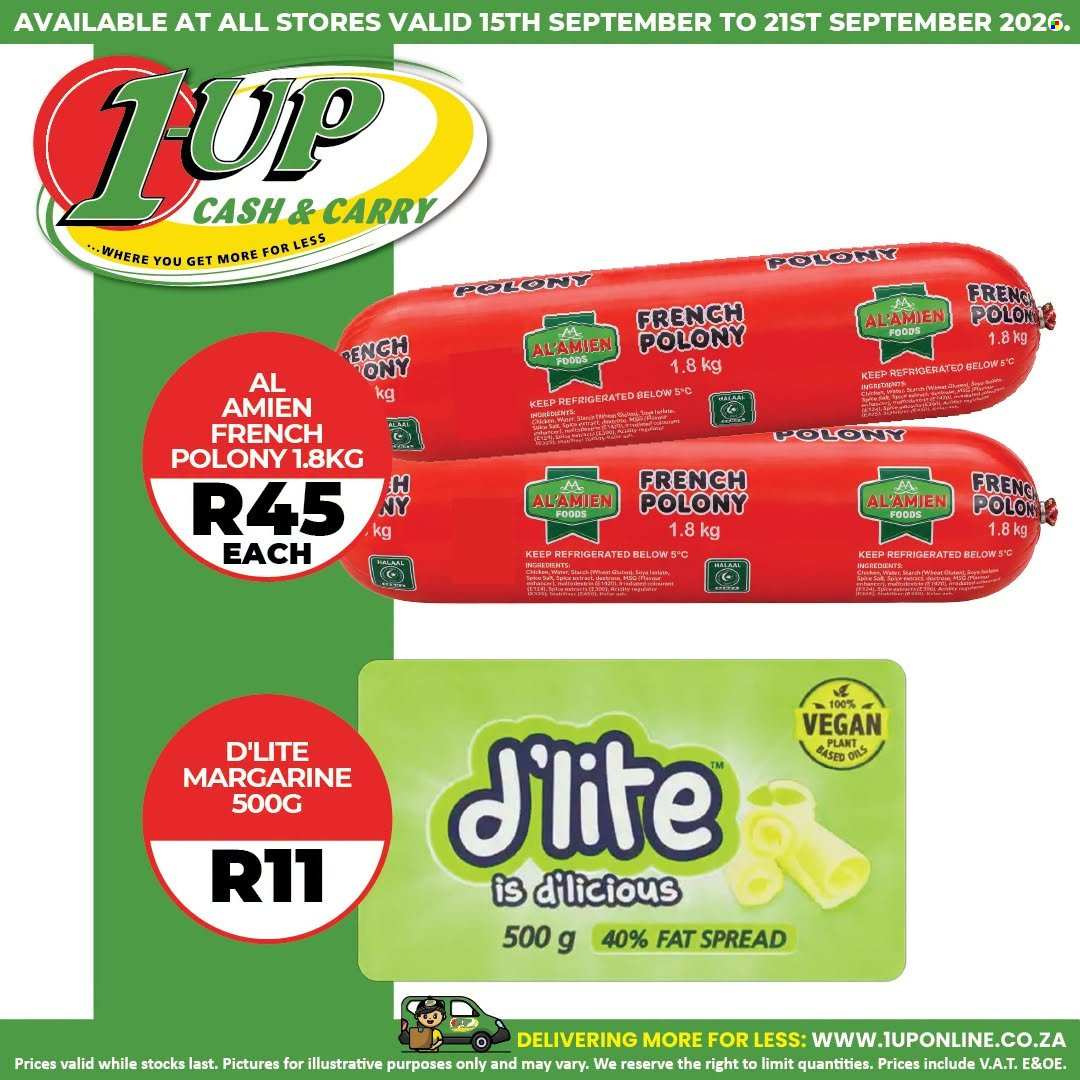 1UP Cash & Carry specials - 15/09/2026 - 21/09/2026. Page 2