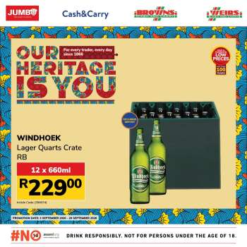 Jumbo Cash & Carry catalogue  - 03/09/2026 - 20/09/2026.