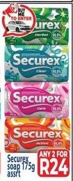 Securex soap 175g assrt