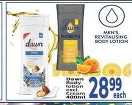 Dawn Body lotion excl. Cream 400ml