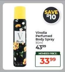 Vinolia Perfumed Body Spray