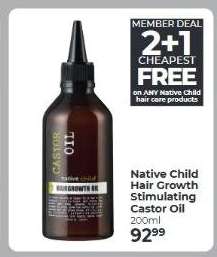 Native Child Hair Growth Stimulating Castor Oil