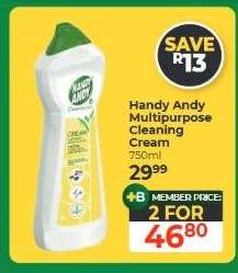 HANDY ANDY MULTIPURPOSE CLEANING CREAM