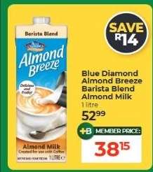 Blue Diamond Almond Breeze Barista Blend Almond Milk