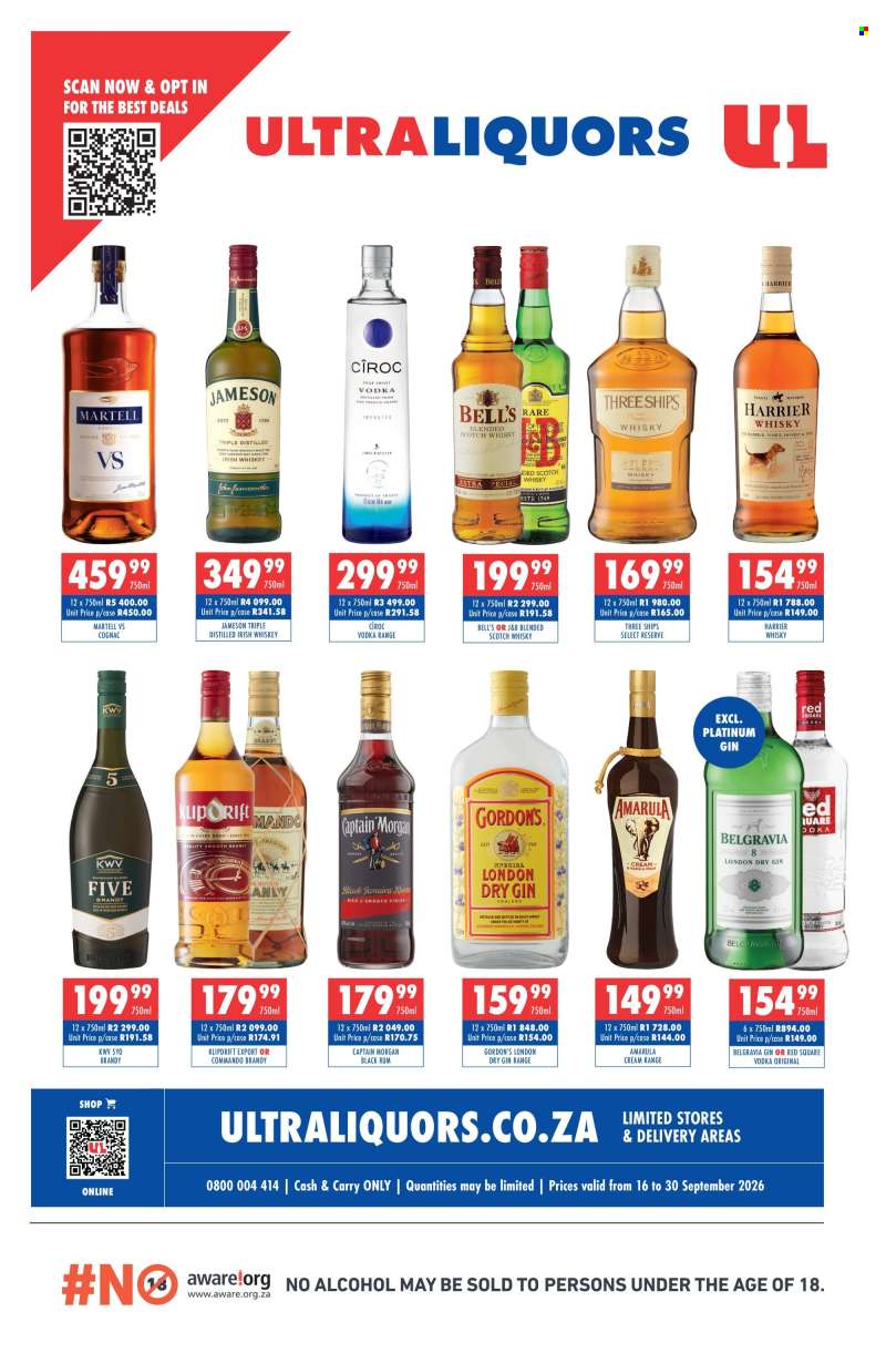 Ultra Liquors catalogue  - 16/09/2026 - 30/09/2026.