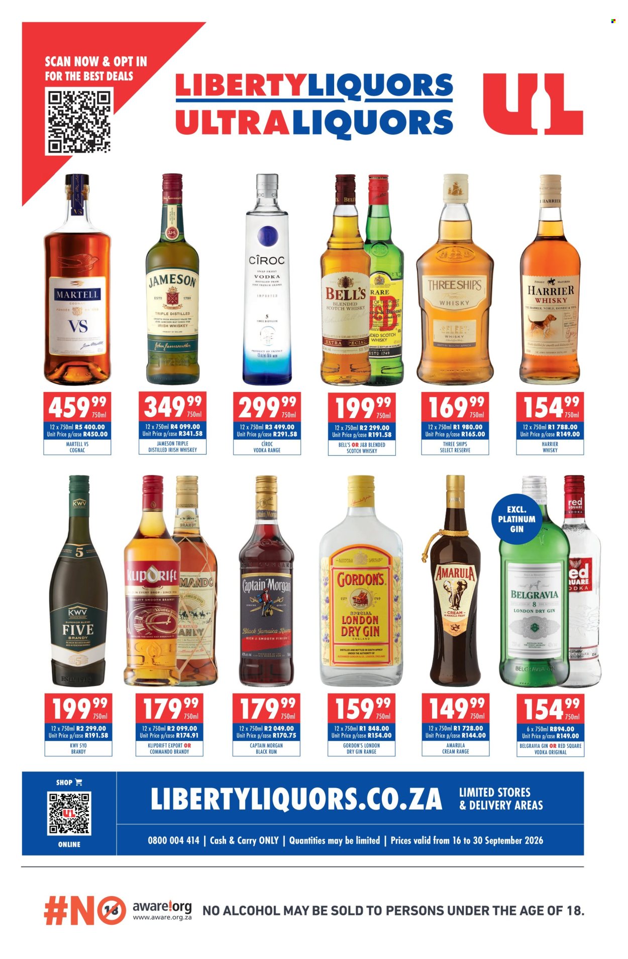 Liberty Liquors specials - 16/09/2026 - 30/09/2026. Page 1