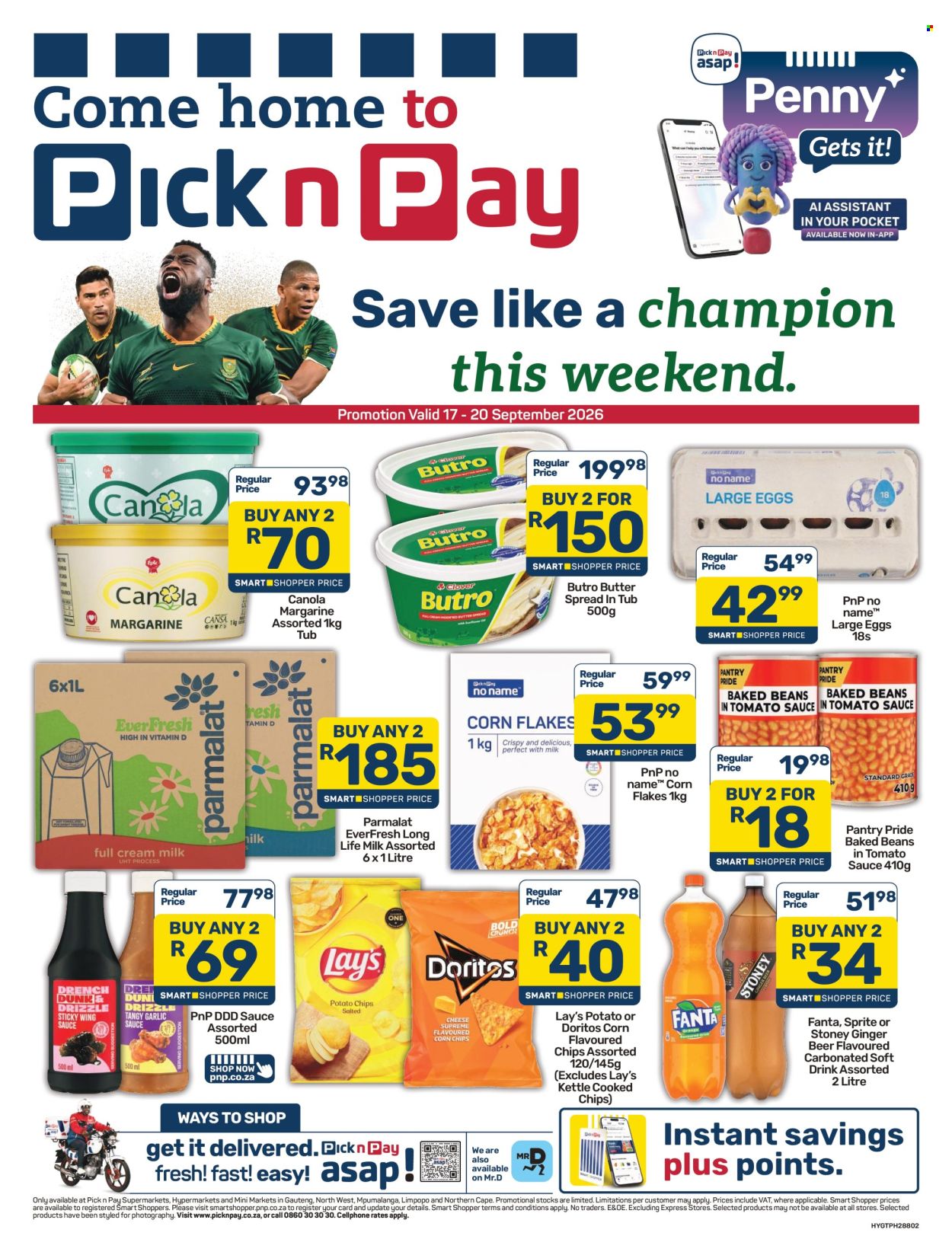 Pick n Pay specials - 17/09/2026 - 20/09/2026. Page 1