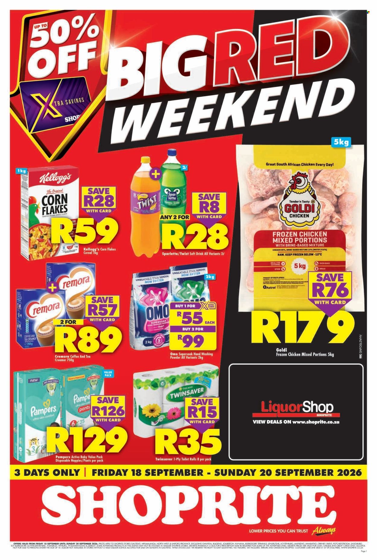 Shoprite specials - 18/09/2026 - 20/09/2026. Page 1