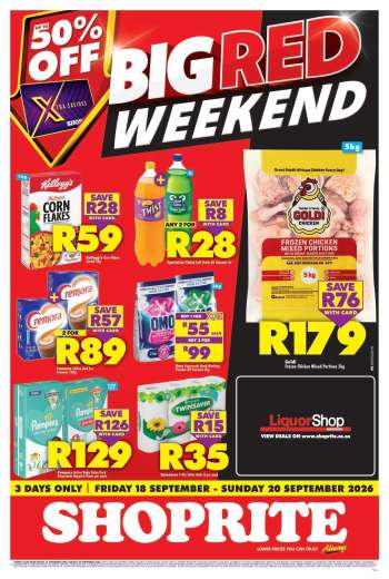 Shoprite catalogue  - 18/09/2026 - 20/09/2026.