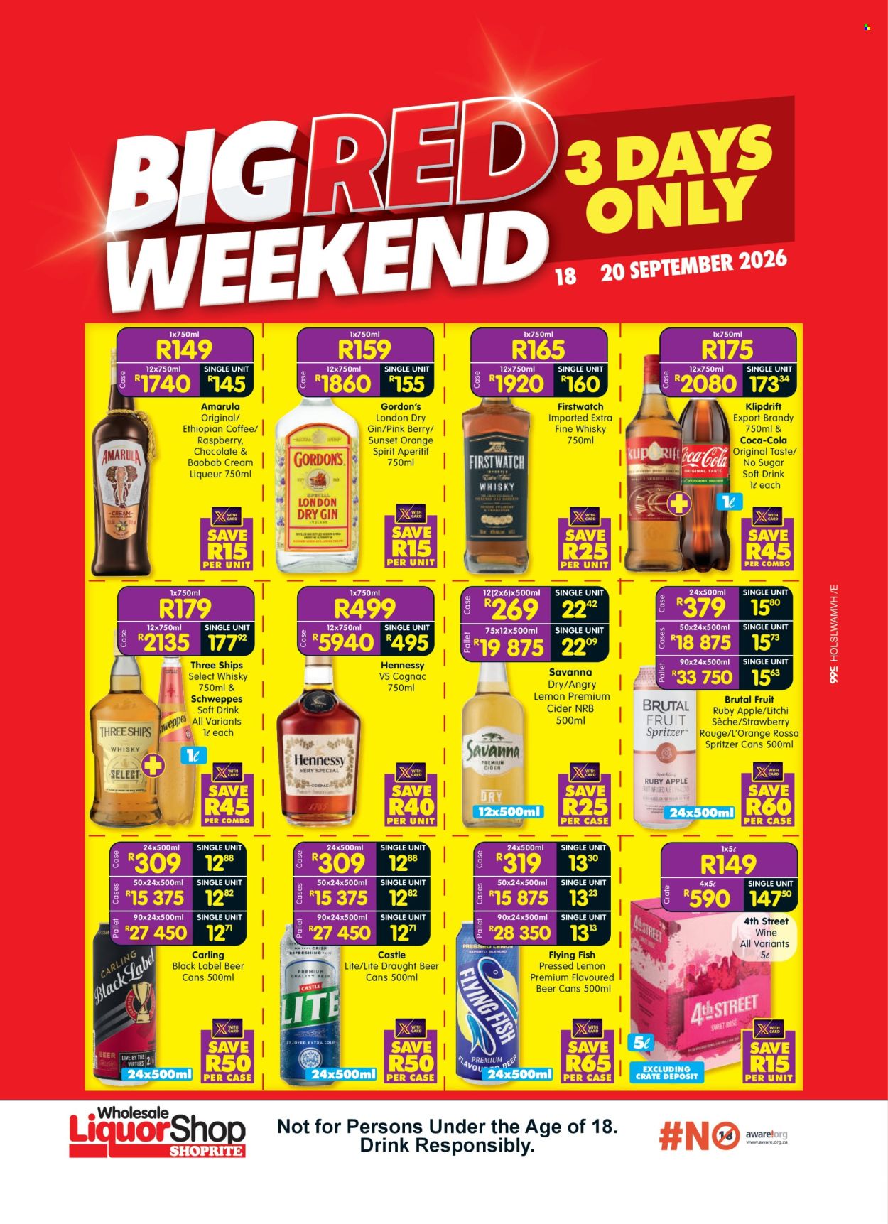 Shoprite specials - 18/09/2026 - 20/09/2026. Page 1