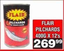 FLAIR PILCHARDS 400G X 12's