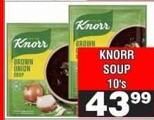 KNORR SOUP 10's